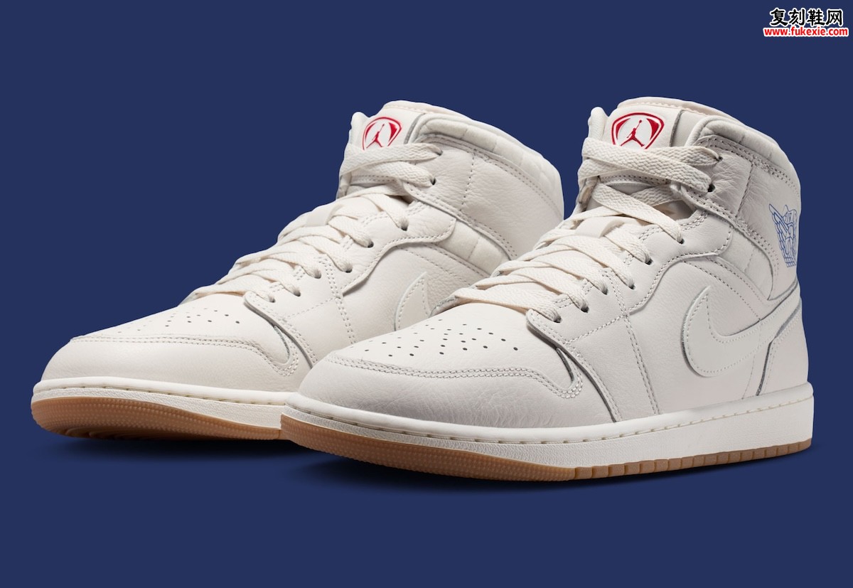 巴西足球灵魂藏在鞋垫里：Air Jordan 1 Mid “Brazil Football” 米白绗缝足球鞋舌，世界杯年低调登场缩略图