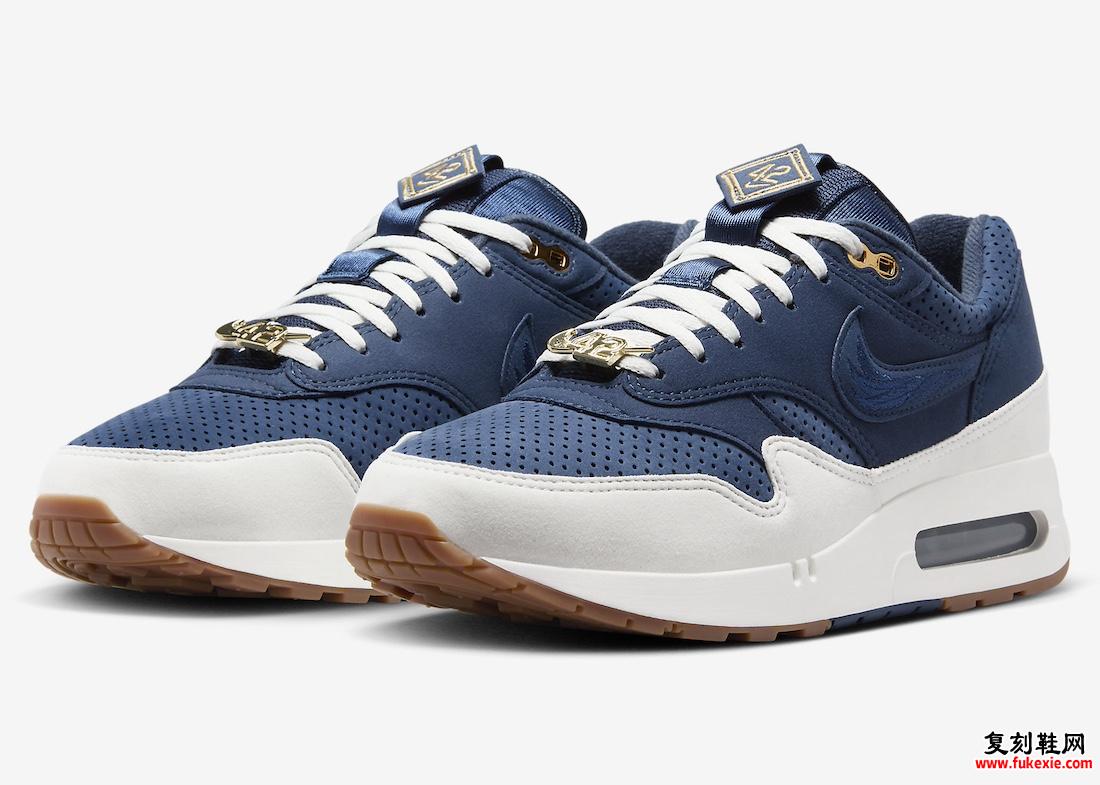 NIKE AIR MAX 1 '86 “JACKIE ROBINSON” 将于 2024 年 4 月发售 货号：FZ4831-400