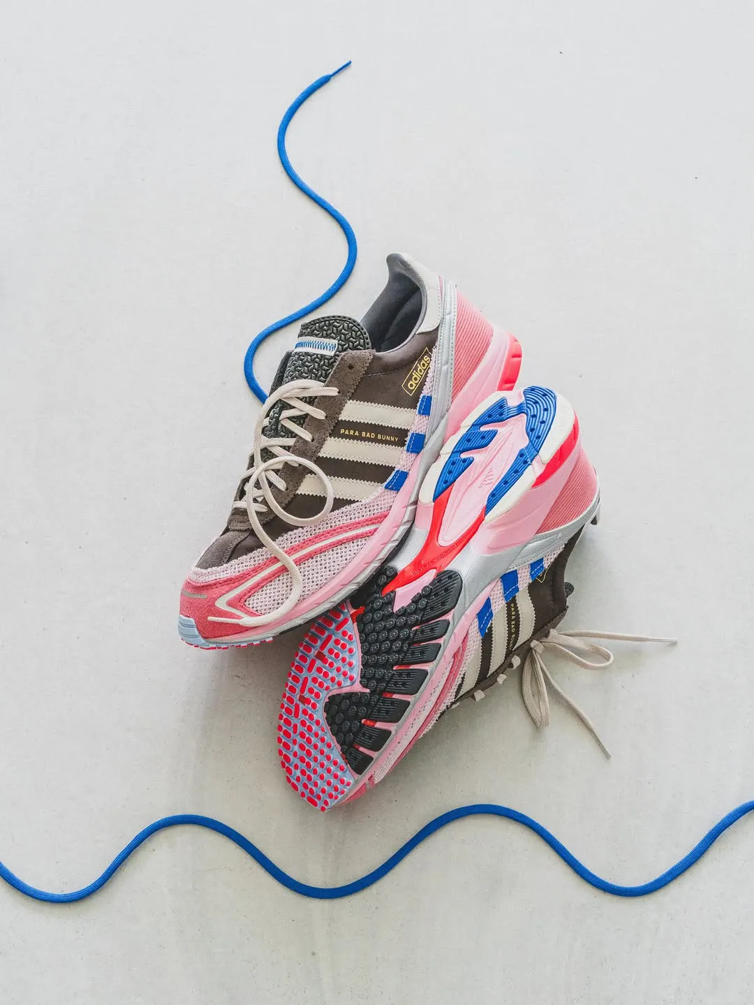 BAD BUNNY X ADIDAS ADIZERO SL72 Bad Bunny联名adidas SL72波多黎各之魂
