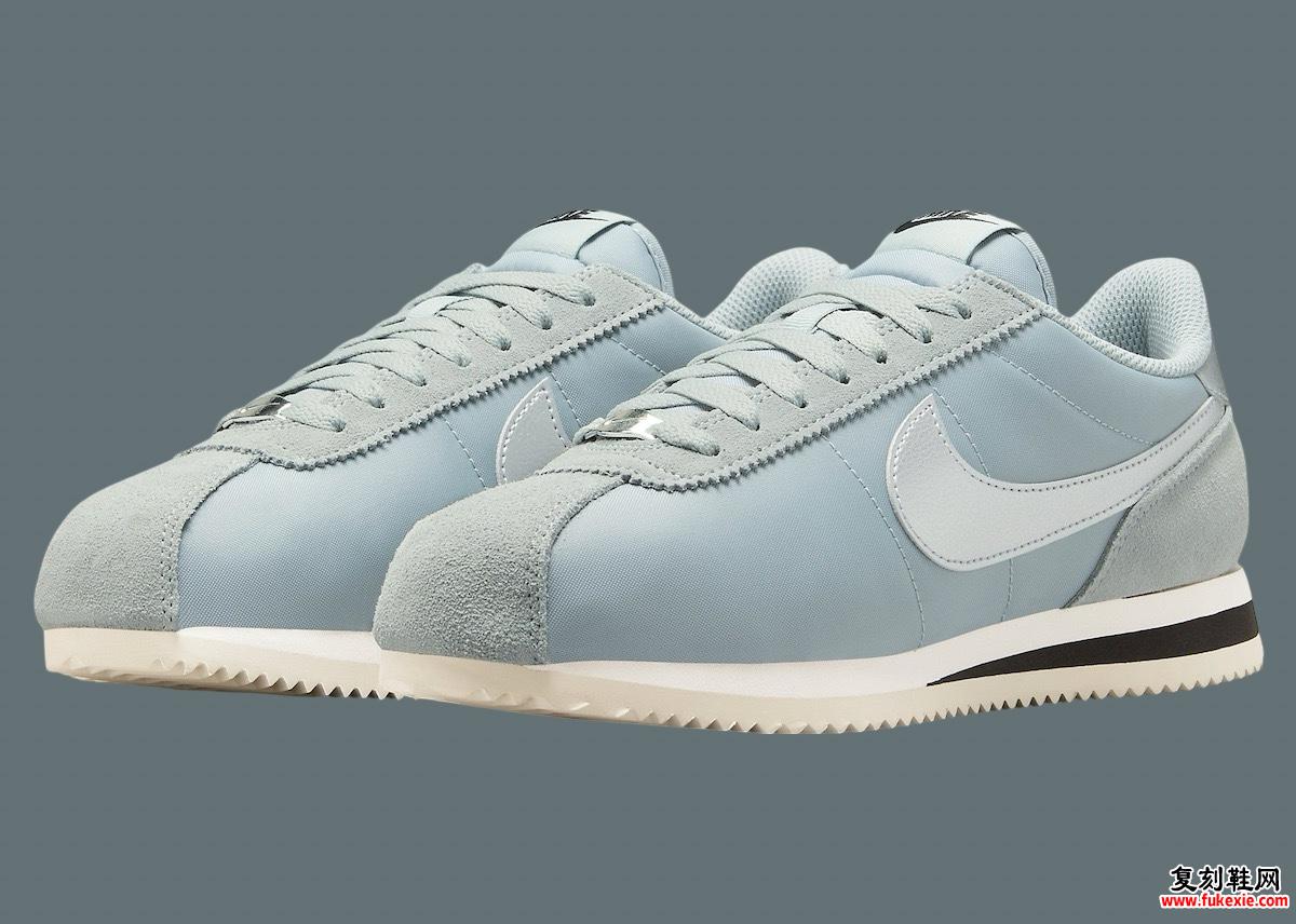 NIKE CORTEZ “LIGHT PUMICE/METALLIC SILVER” 2024 年夏季发售 货号：DZ2795-002