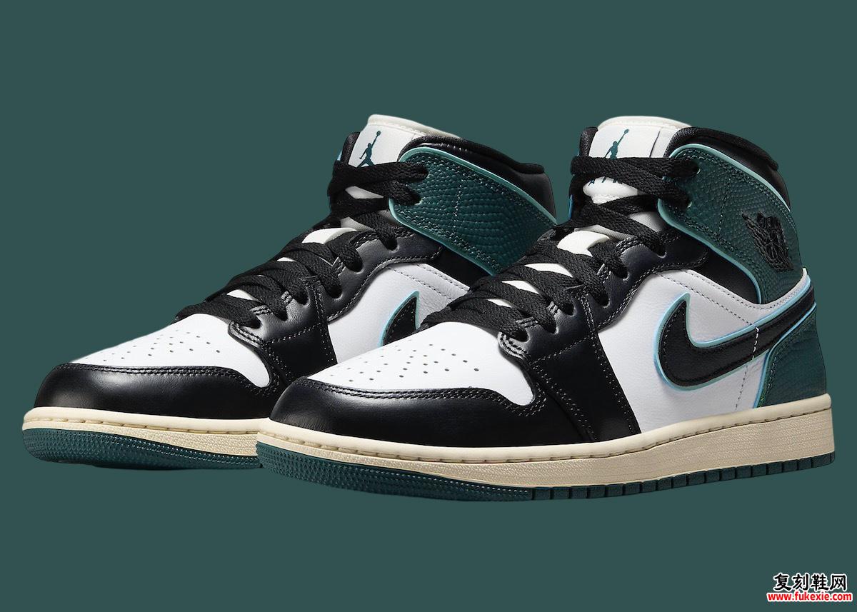 AIR JORDAN 1 MID “OXIDIZED GREEN” 将于 2024 年夏季发售 货号：FQ7818-100