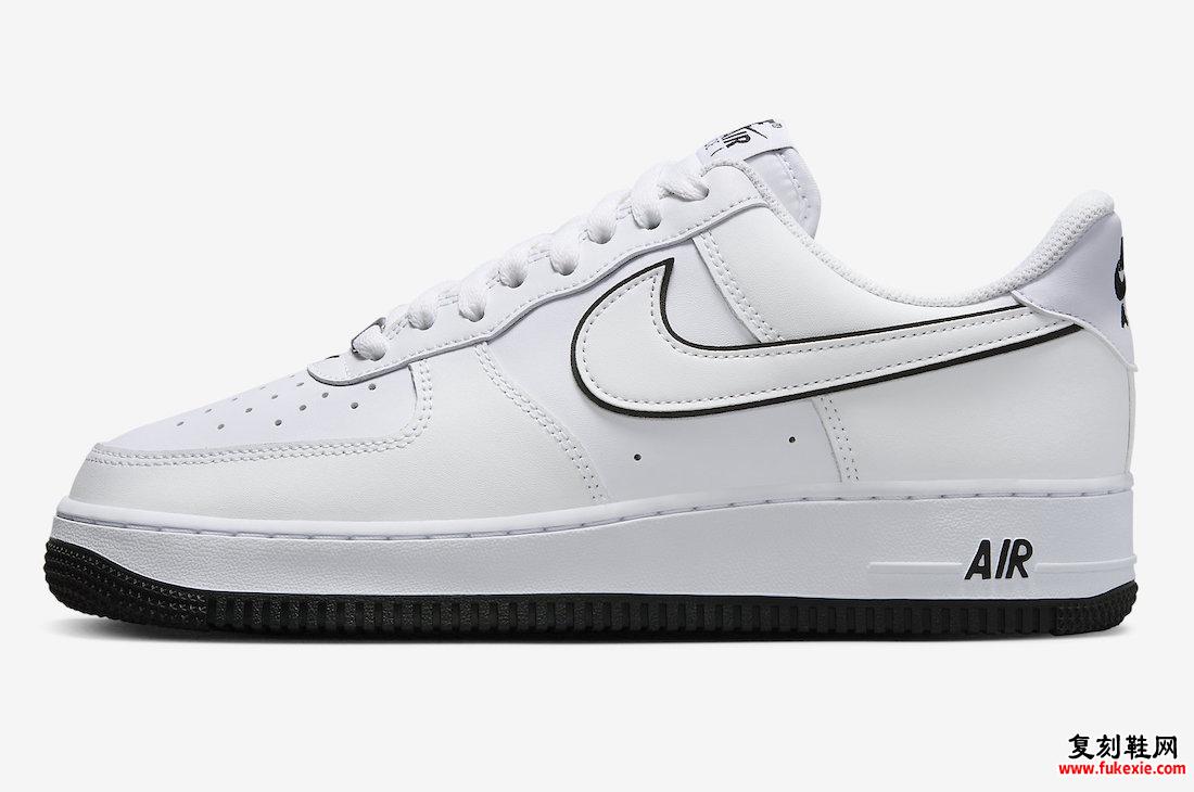 NIKE AIR FORCE 1 LOW 即将推出“白黑”配色 一起欣赏 货号：DV0788-103