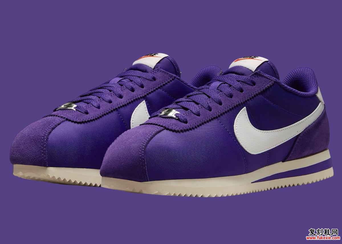 NIKE CORTEZ “COURT PURPLE” 2024 年夏季发布 货号：DZ2795-500