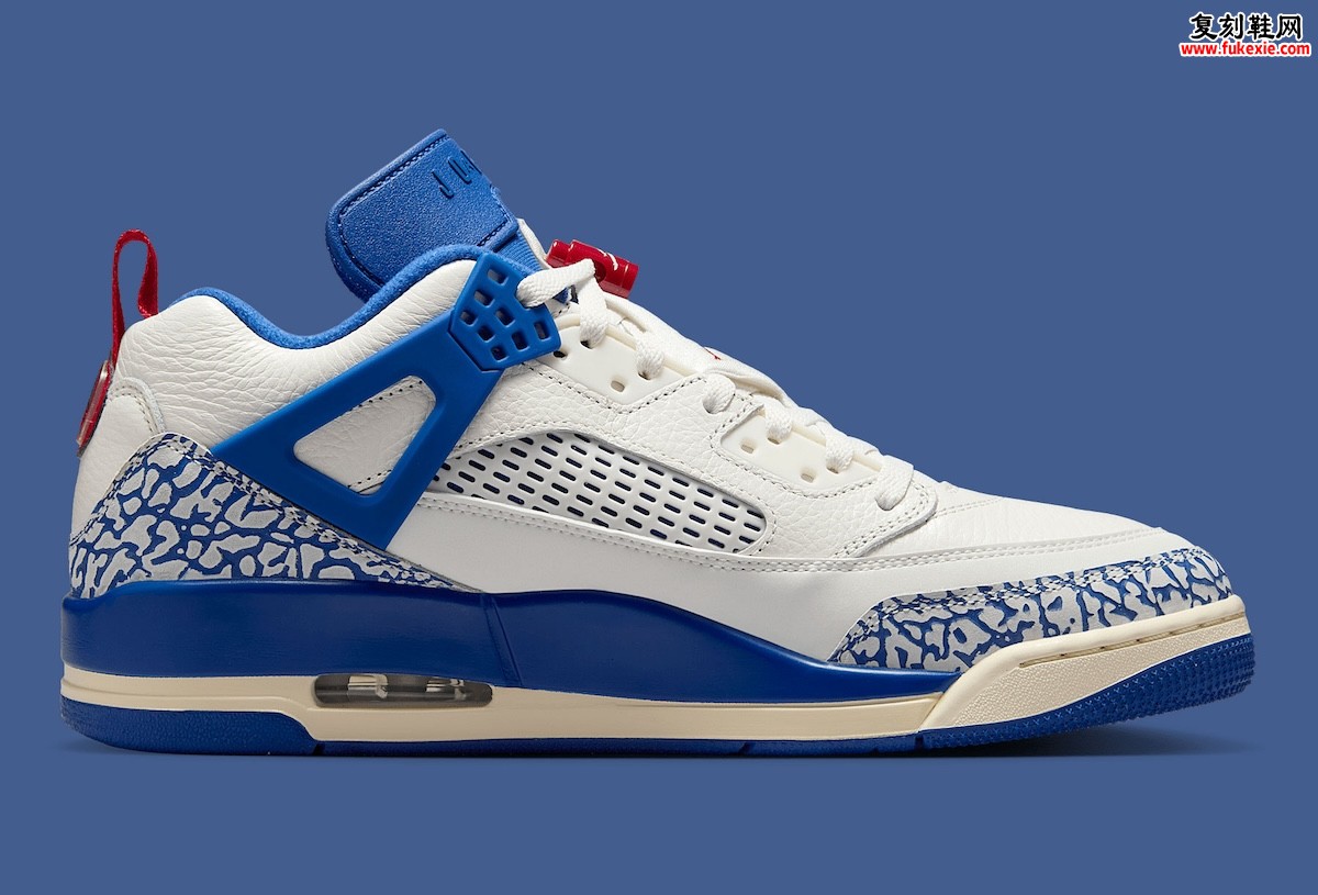 风暴蓝觉醒!乔丹Spizike Low红白蓝三重奏致敬经典,今夏发售