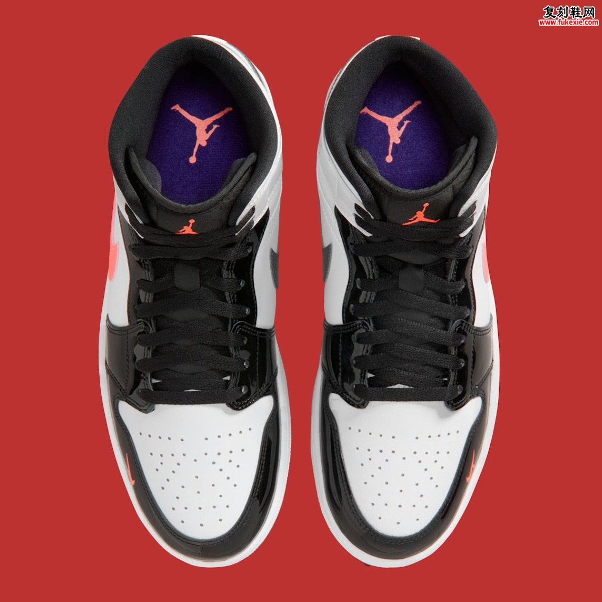 低调的华丽：Air Jordan 1 Mid ‘球场紫/亮芒果’ 以漆皮质感与精妙撞色诠释2026年初新美学