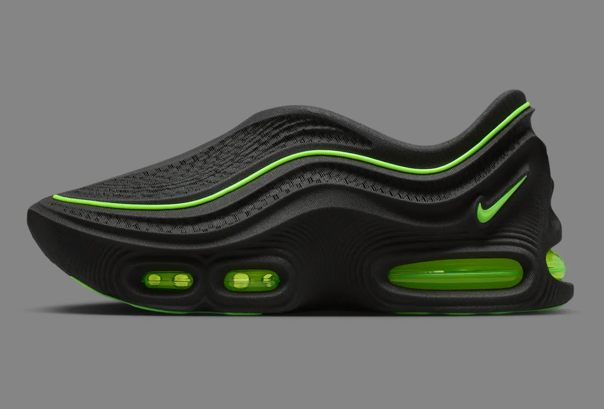 Nike Air Max 95000 “Black/Volt” 黑黄配色11月28日发售 3D打印技术重塑经典