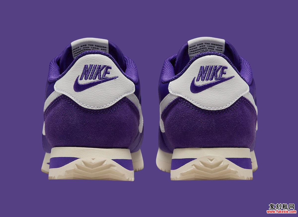 NIKE CORTEZ “COURT PURPLE” 2024 年夏季发布 货号：DZ2795-500