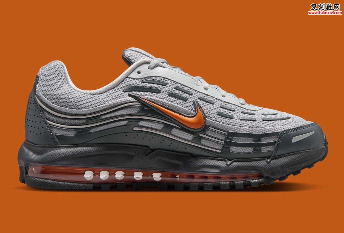 2026夏季发售Nike Air Max TL 2.5 Hot Curry热咖喱配色浅烟灰网布全掌可视气垫复古跑鞋
