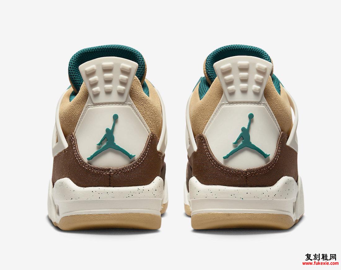 AIR JORDAN 4 GS “CACAO WOW” 9 月 12 日发售 货号：FB2214-200