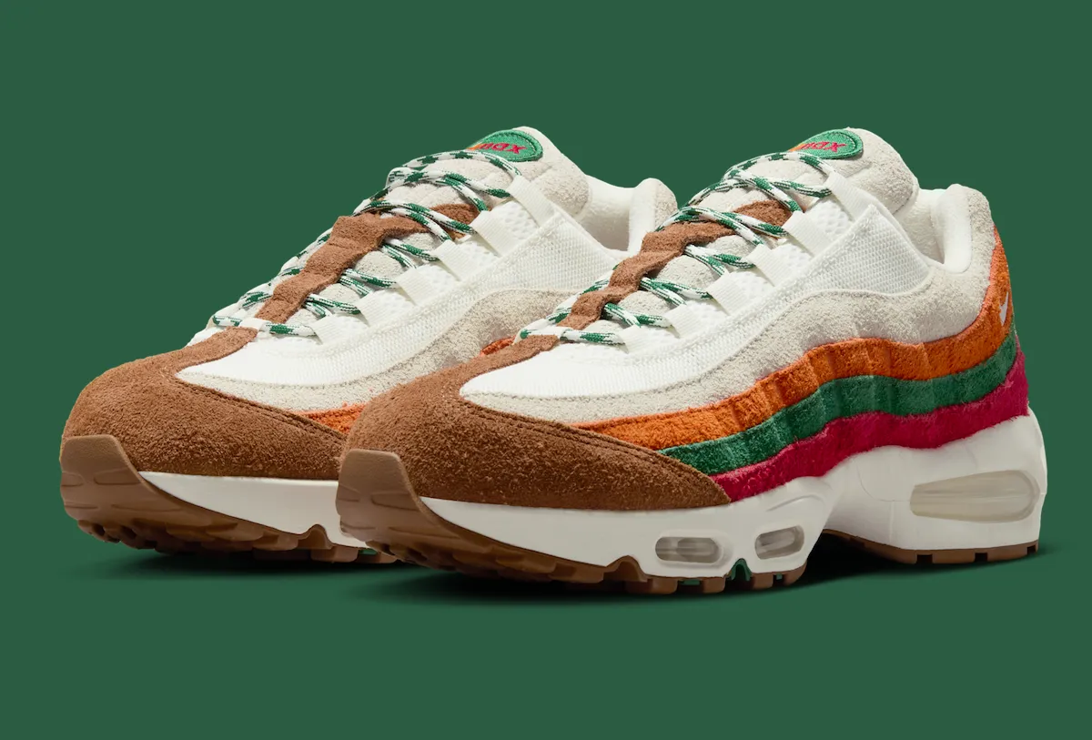 Nike Air Max 95 “Konbini” 便利店套装曝光：7-Eleven与Lawson配色致敬日本街头文化，7月11日发售
