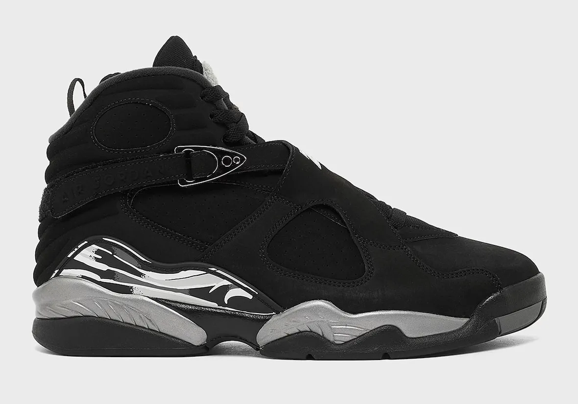 Air Jordan 8 “Chrome” 2026 复刻回归：经典黑魂配色时隔十年再度登场，9月12日正式发售
