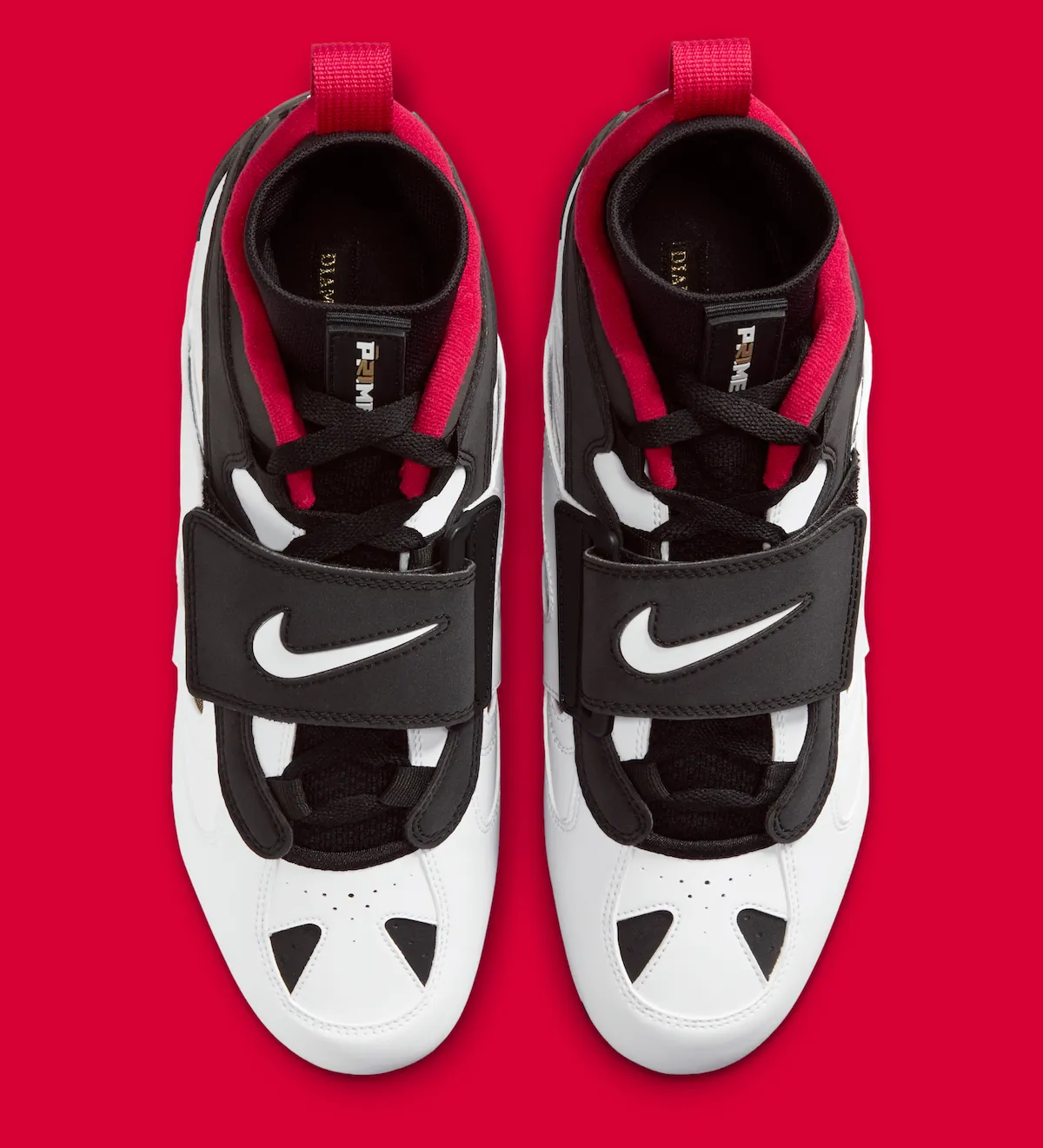 致敬双栖传奇迪昂·桑德斯,Nike Diamond Turf 2 “49ers”橄榄球鞋款复刻,经典黑红金配色重现插图3 致敬双栖传奇迪昂·桑德斯,Nike Diamond Turf 2 “49ers”橄榄球鞋款复刻,经典黑红金配色重现