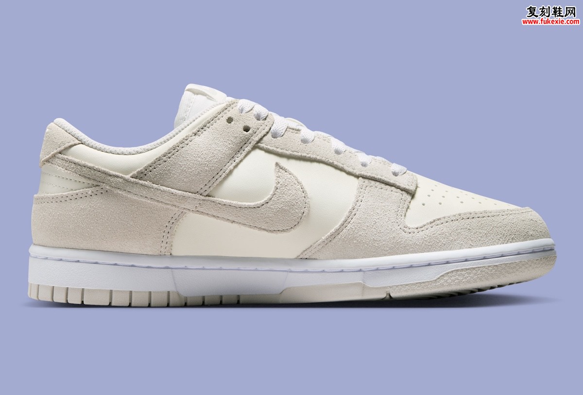 Nike Dunk Low SE“Sail/Vast Grey”2026夏季发售,金属银小钩点缀极简中性美学