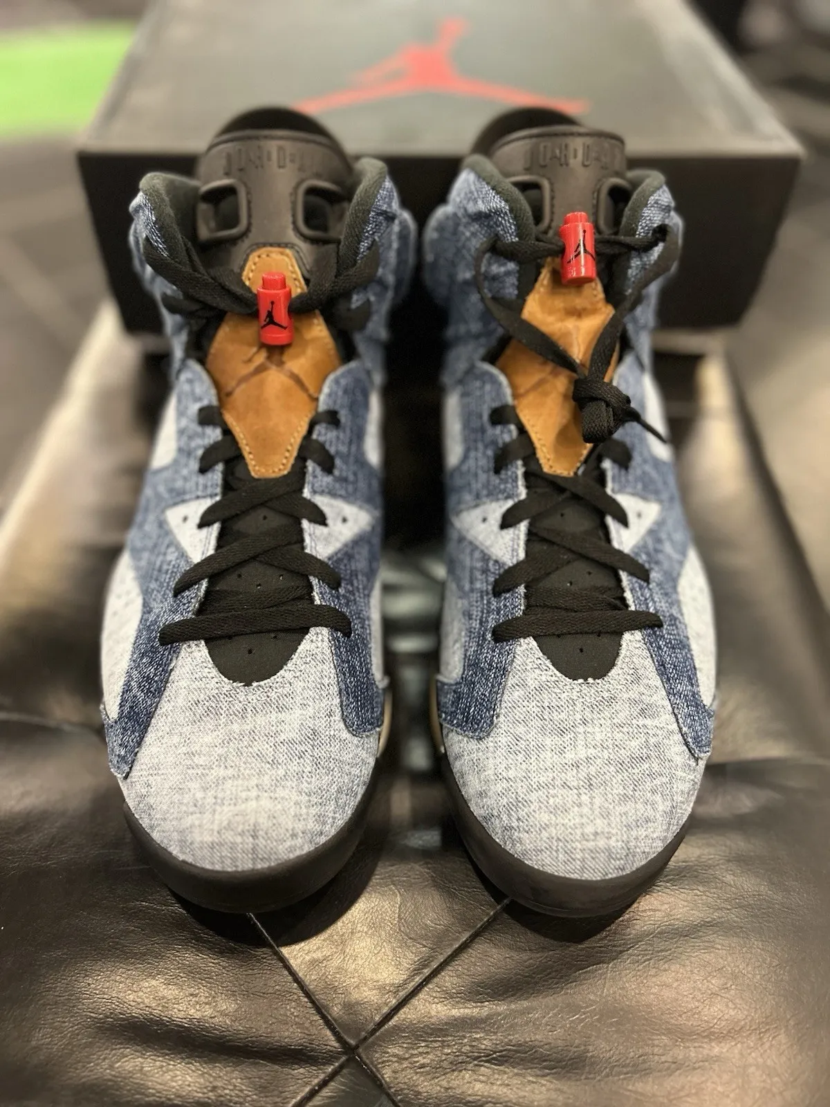 Air Jordan 6 “Washed Denim”乔丹6代水洗丹宁复刻鞋 跨越时空的经典设计与街头时尚融合
