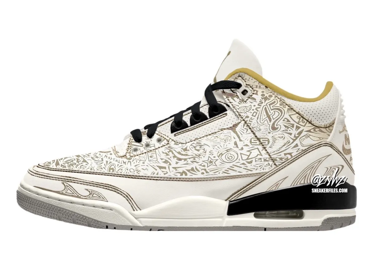 Michael Jordan’s Air Jordan 3 “Laser” 2026年秋季正式发售,乔丹40岁生日限定款终将面世