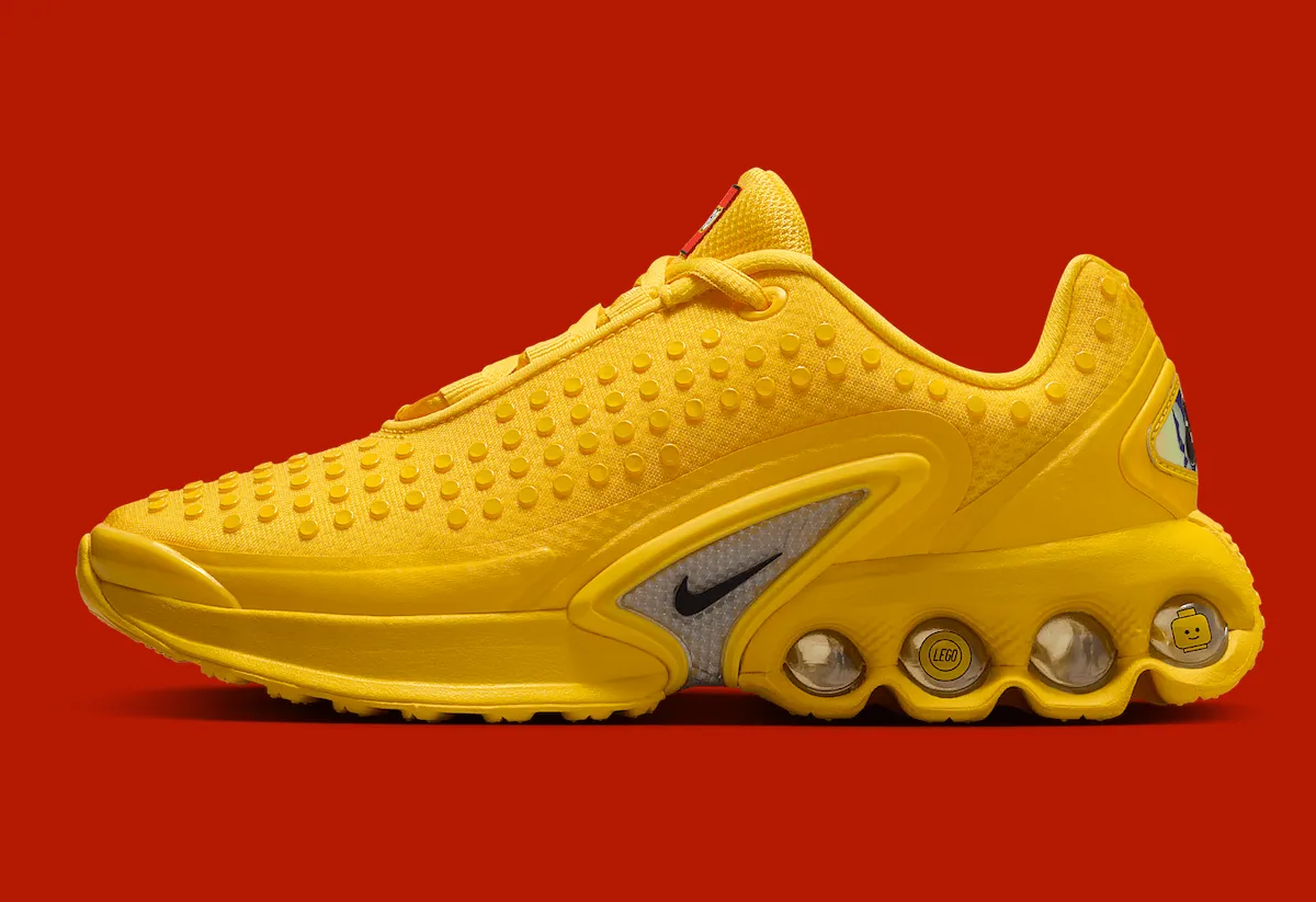 LEGO x Nike Air Max Dn “Tour Yellow” 联名鞋款深度解析：积木美学与运动科技的跨界狂想