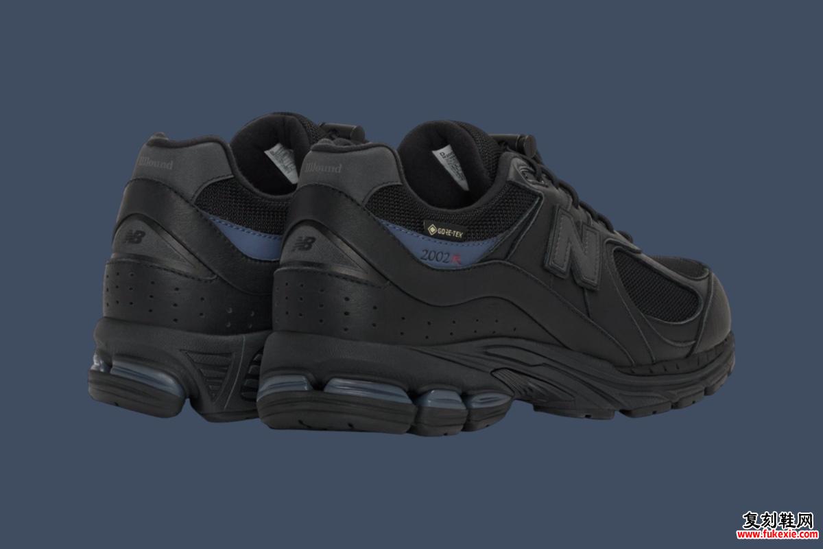 JJJJound x New Balance 2002R Gore-Tex “Black” 2024 年 12 月发布 货号:M2002RXW