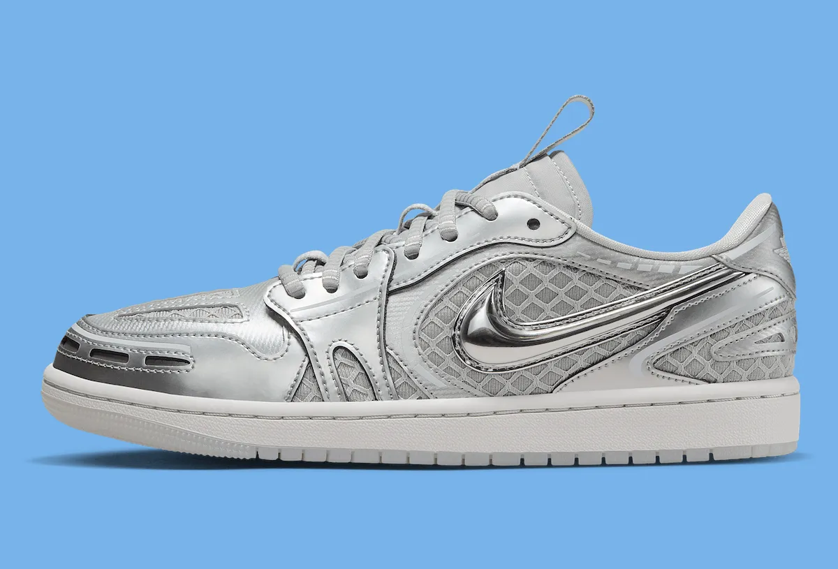 Air Jordan 1 Low MM V3 “Metallic Silver” 2025秋季深度解析：未来主义与解构美学的碰撞