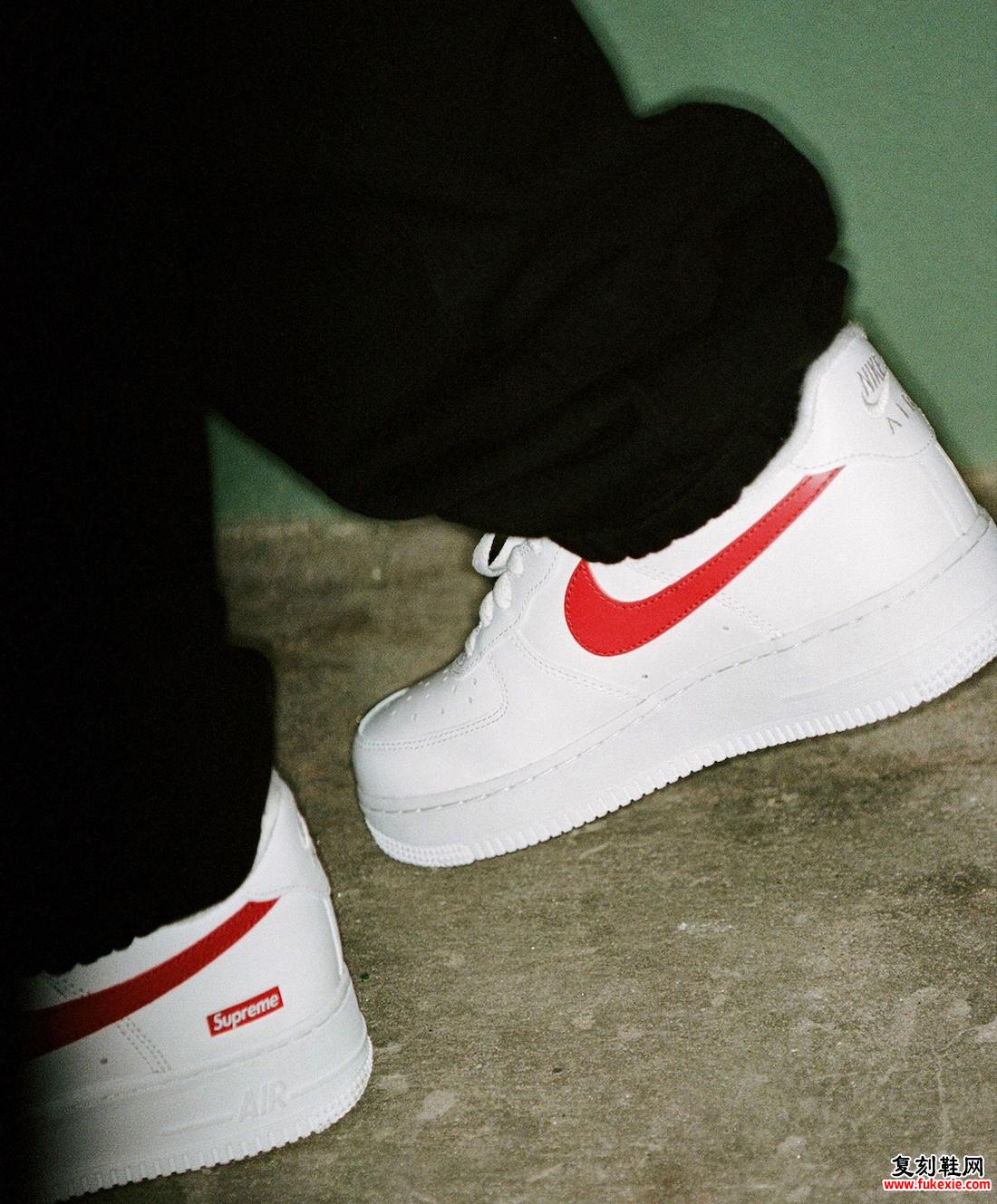 上海独家发售 SUPREME X NIKE AIR FORCE 1 LOW “RED SWOOSH” 2024 年 5 月发售