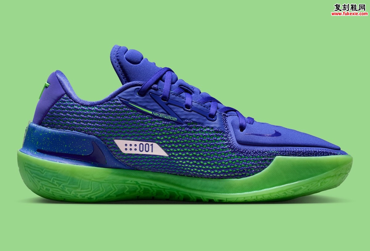 Nike GT Cut 1 “Sprite” 鸳鸯配色，电压绿对撞康科德蓝，半透明外底，6月12日$190登场