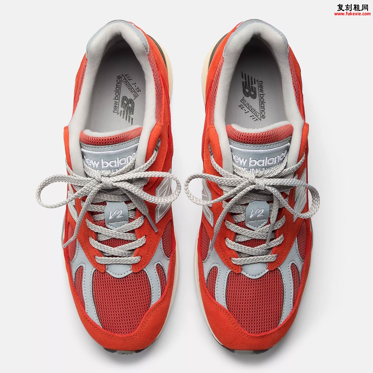 New Balance 991v2“石榴红”2026年4月16日发售,英产跑鞋以活力橙红渐变搭配FuelCell科技升级