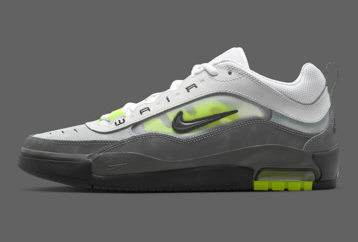 当经典跑鞋基因滑入街头：Nike SB Air Max Ishod “Neon” 三月致敬95经典