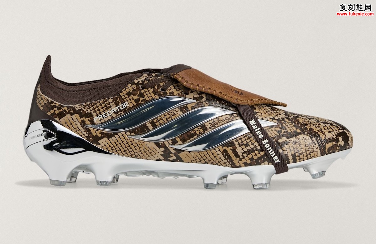 Wales Bonner x adidas Predator “Snakeskin”英伦才女Wales Bonner跨界重塑绿茵经典