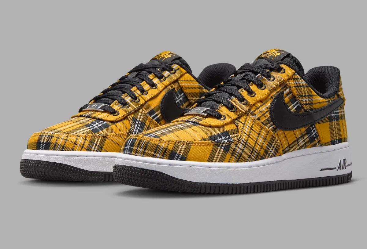 Nike Air Force 1 Low 黄色格子独领风骚灵感 女性专属 2026 年七月发售 价格 $125缩略图