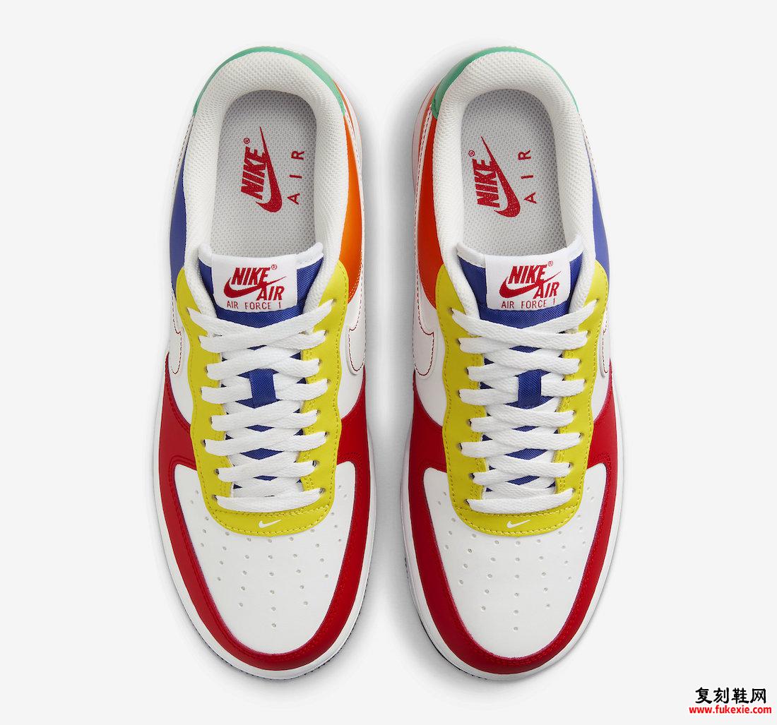 NIKE AIR FORCE 1 LOW “RUBIK'S CUBE” 官方图片 货号：FN6840-657