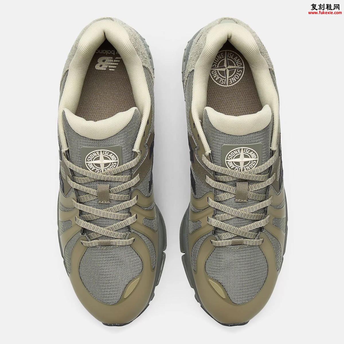 Stone Island x New Balance 1890 Covert Green 6月4日发售，橄榄绿防撕裂网面配罗盘徽章