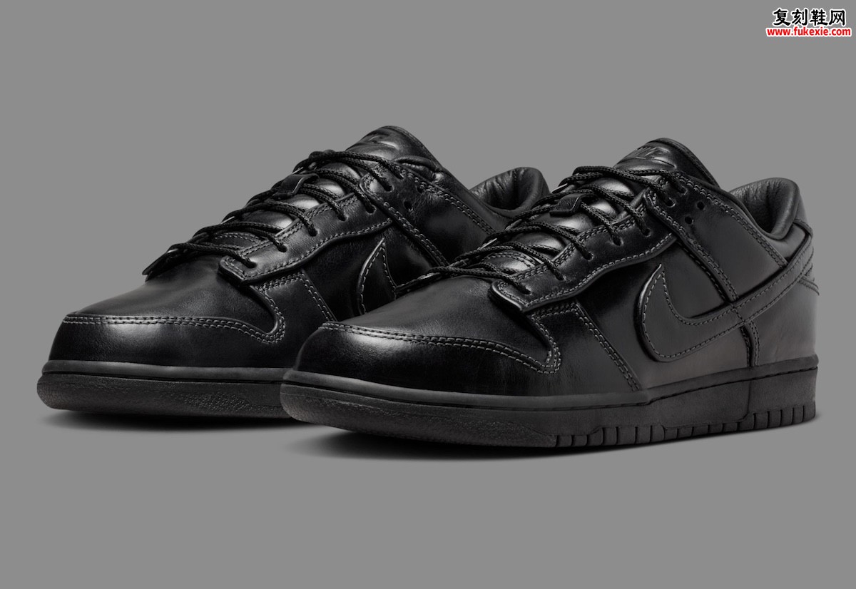 耐克 Dunk Low PRM “正装鞋”套装2026年1月6日发售 以抛光皮革重塑经典街头轮廓