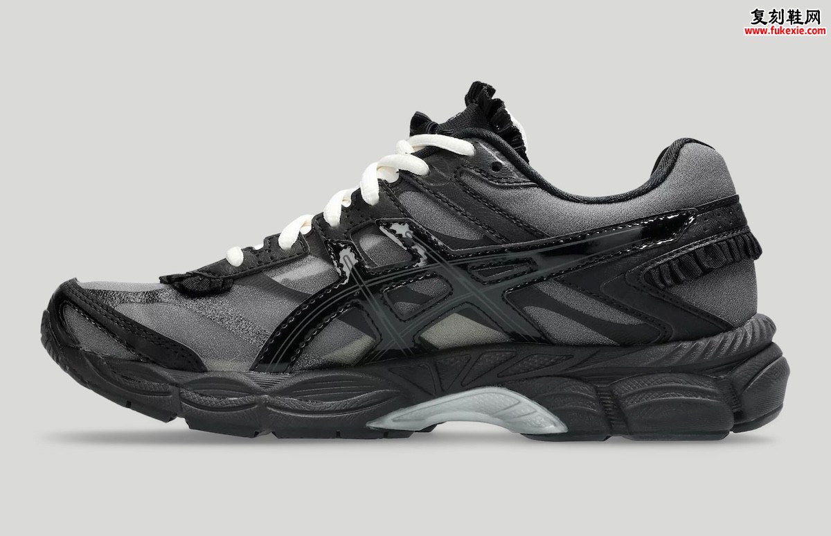 Griff x ASICS GEL-Cumulus 16 联名跑鞋芭蕾缎带配色2026发布:镶褶边解构千禧越野跑鞋插图2 Griff x ASICS GEL-Cumulus 16 联名跑鞋芭蕾缎带配色2026发布:镶褶边解构千禧越野跑鞋
