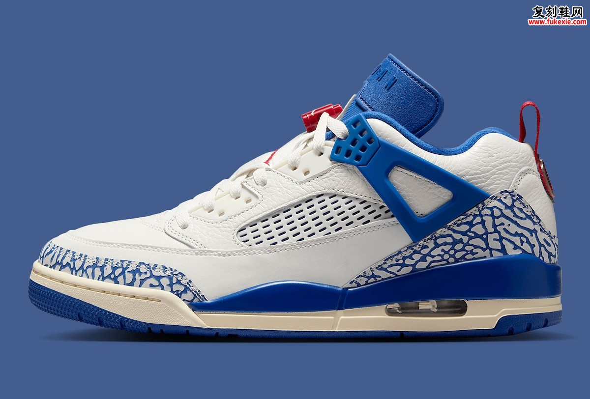 风暴蓝觉醒!乔丹Spizike Low红白蓝三重奏致敬经典,今夏发售