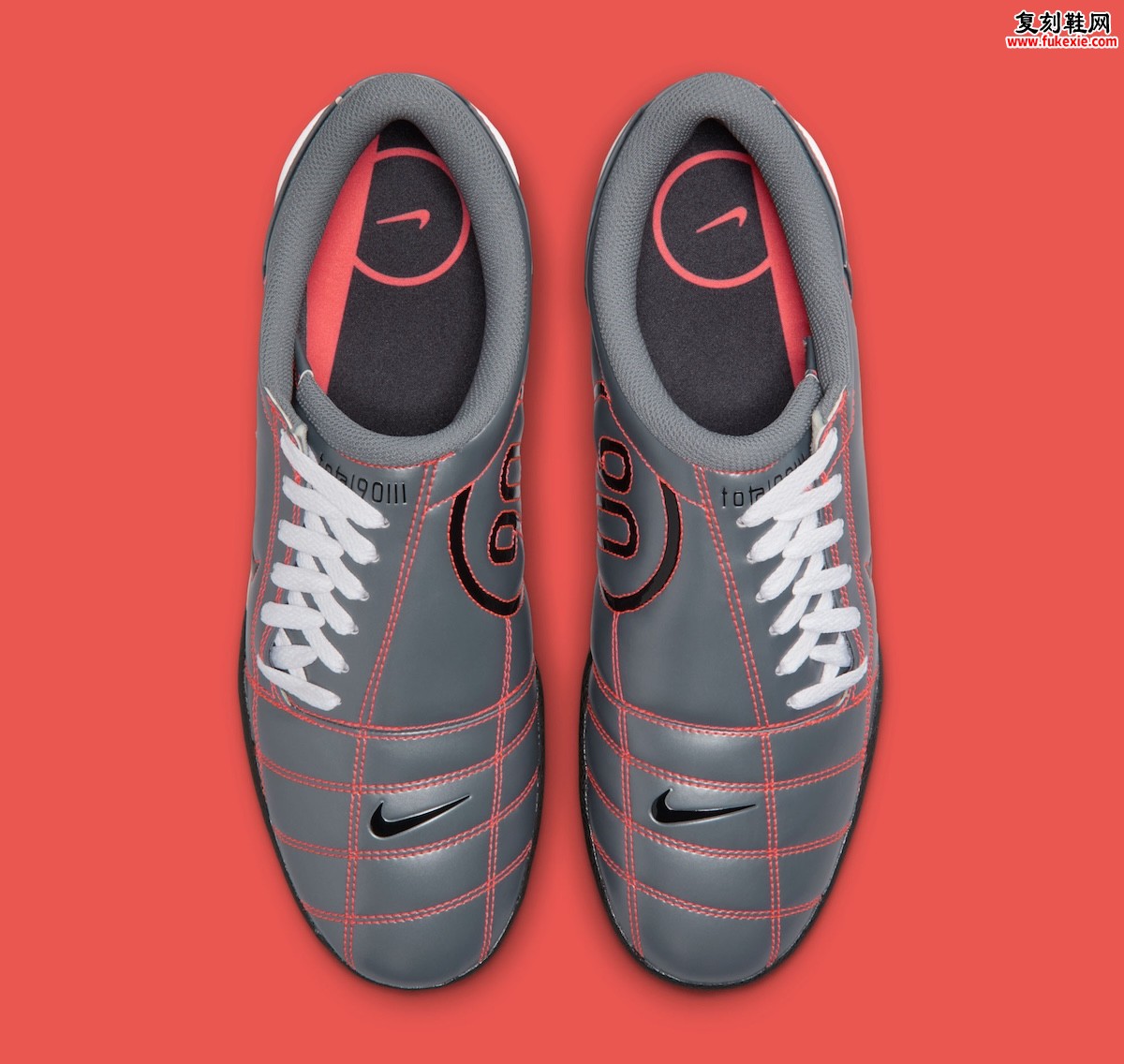 Nike Total 90 III Blends “Smoke Grey” and “Bright Crimson” “烟灰/亮绯红” 配色经典复刻