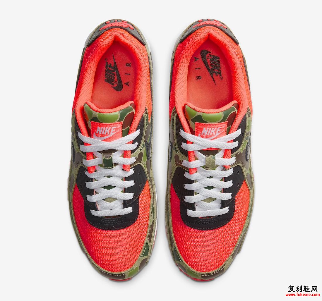 NIKE AIR MAX 90 “REVERSE DUCK CAMO” 2024 年秋季补货 货号：CW6024-600