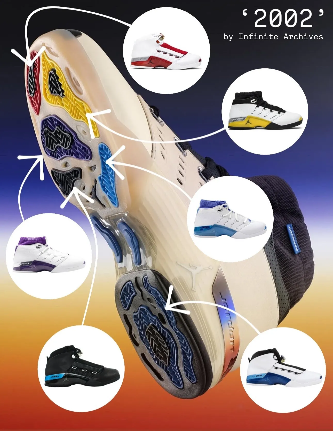 Infinite Archives x Air Jordan 17 Low 联名“沙滩”配色10月发售，定价305美元
