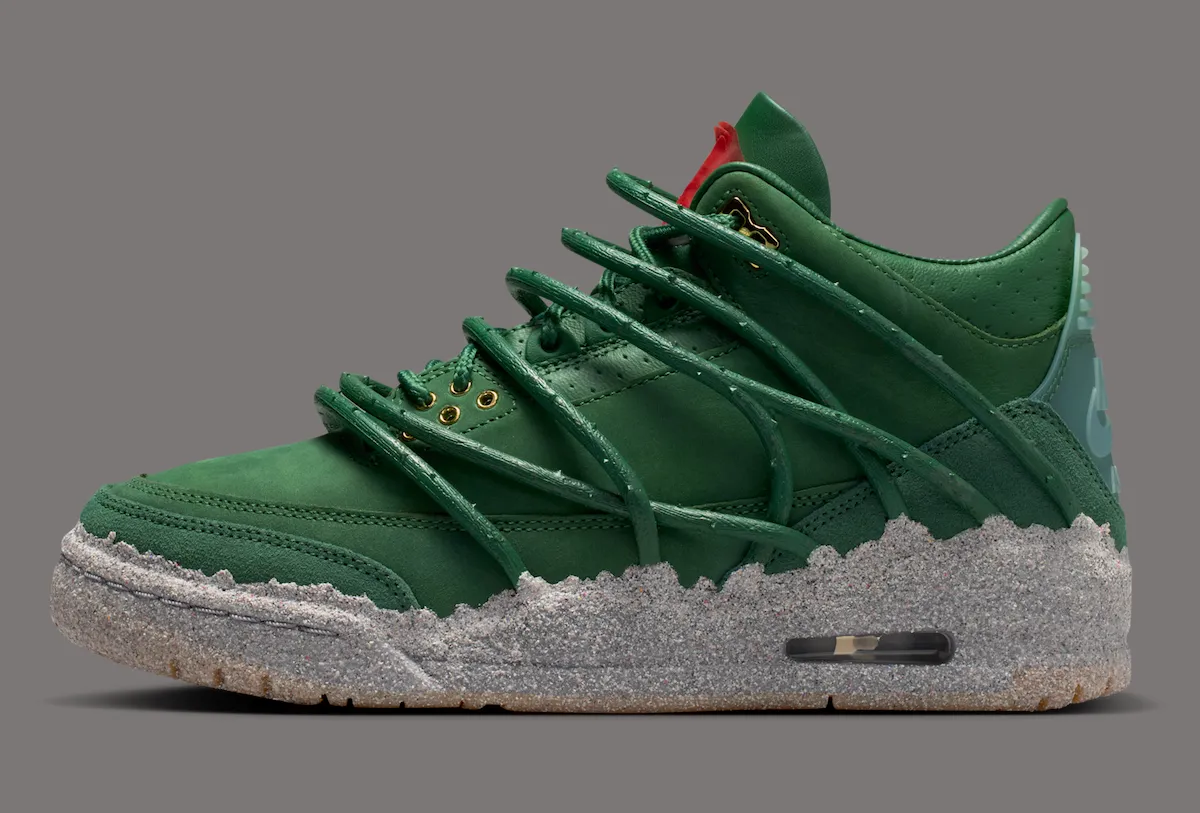 Teyana Taylor x Air Jordan 3 ‘Concrete Rose’ 以可拆卸藤蔓与水泥质感中底书写坚韧女性诗篇