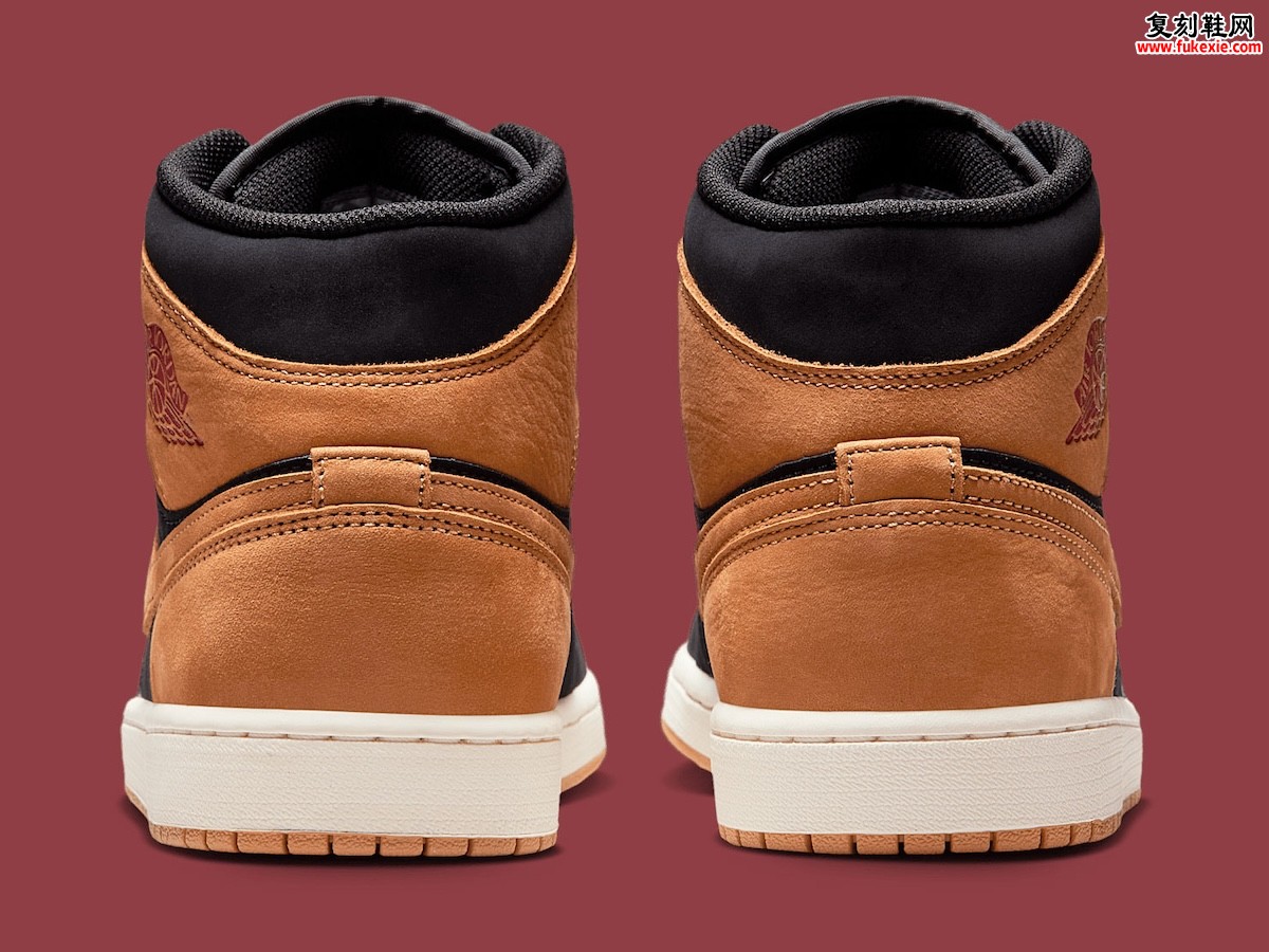 Air Jordan 1 Mid “Black/Flax” 2025夏季发布，经典与创新的完美结合