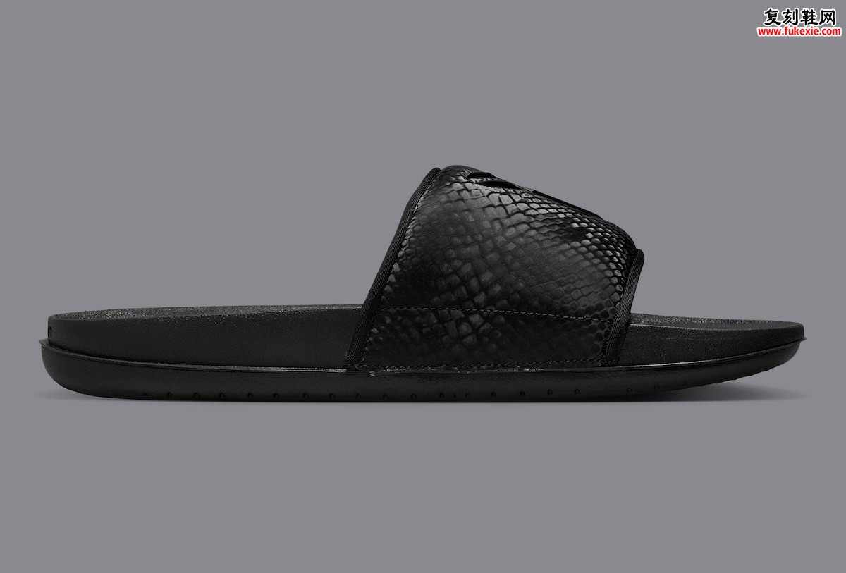 夏季必入！Nike Kobe Slides “Triple Black” 以黑制黑，演绎极致舒适与时尚