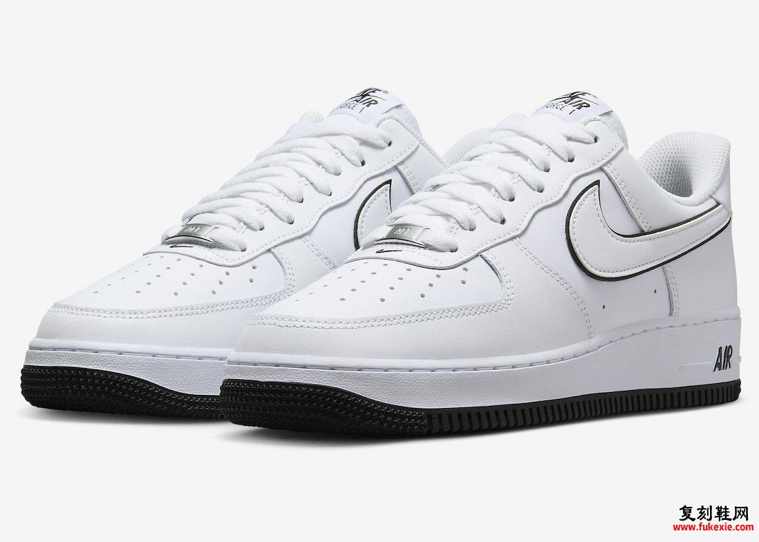 NIKE AIR FORCE 1 LOW 即将推出“白黑”配色 一起欣赏 货号：DV0788-103