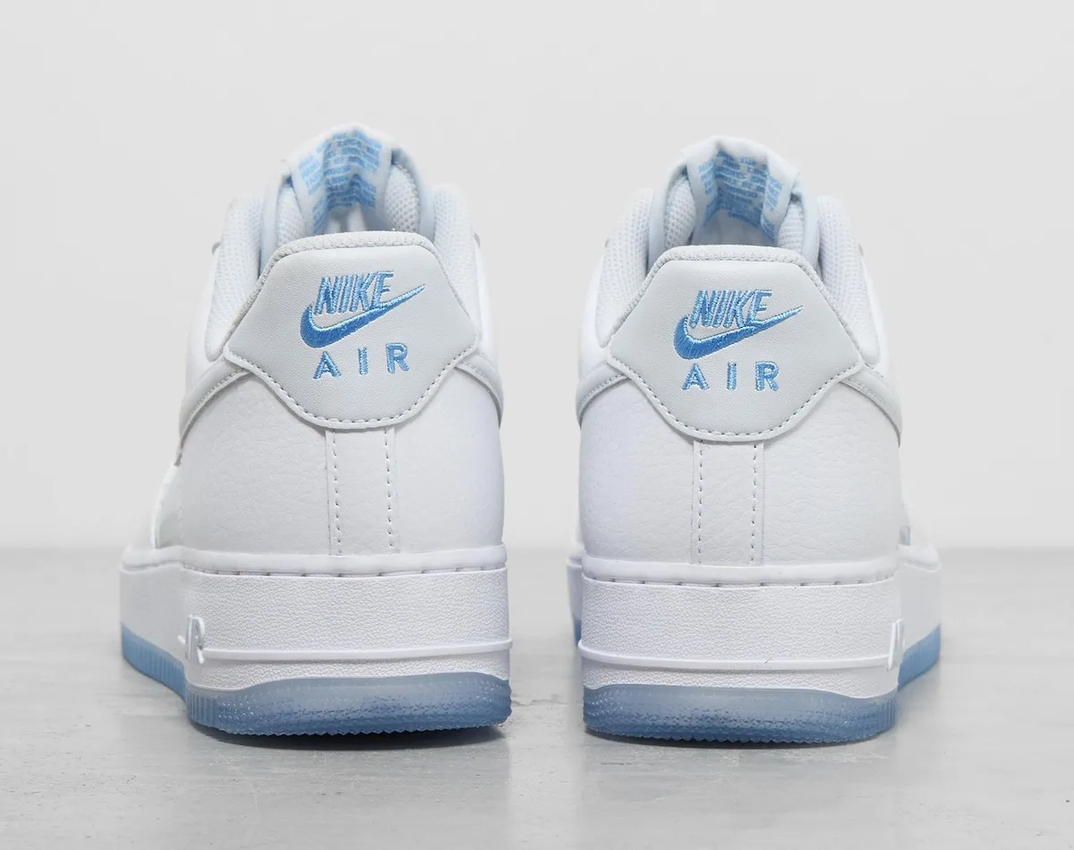 Nike Air Force 1 Low “Invisible” “隐形”蓝白配色9月11日发售，透明设计致敬经典