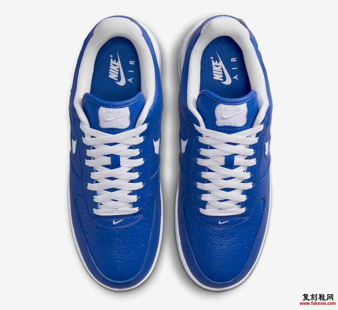NIKE AIR FORCE 1 LOW EVO“TEAM ROYAL”现已发售（2024 年 5 月）