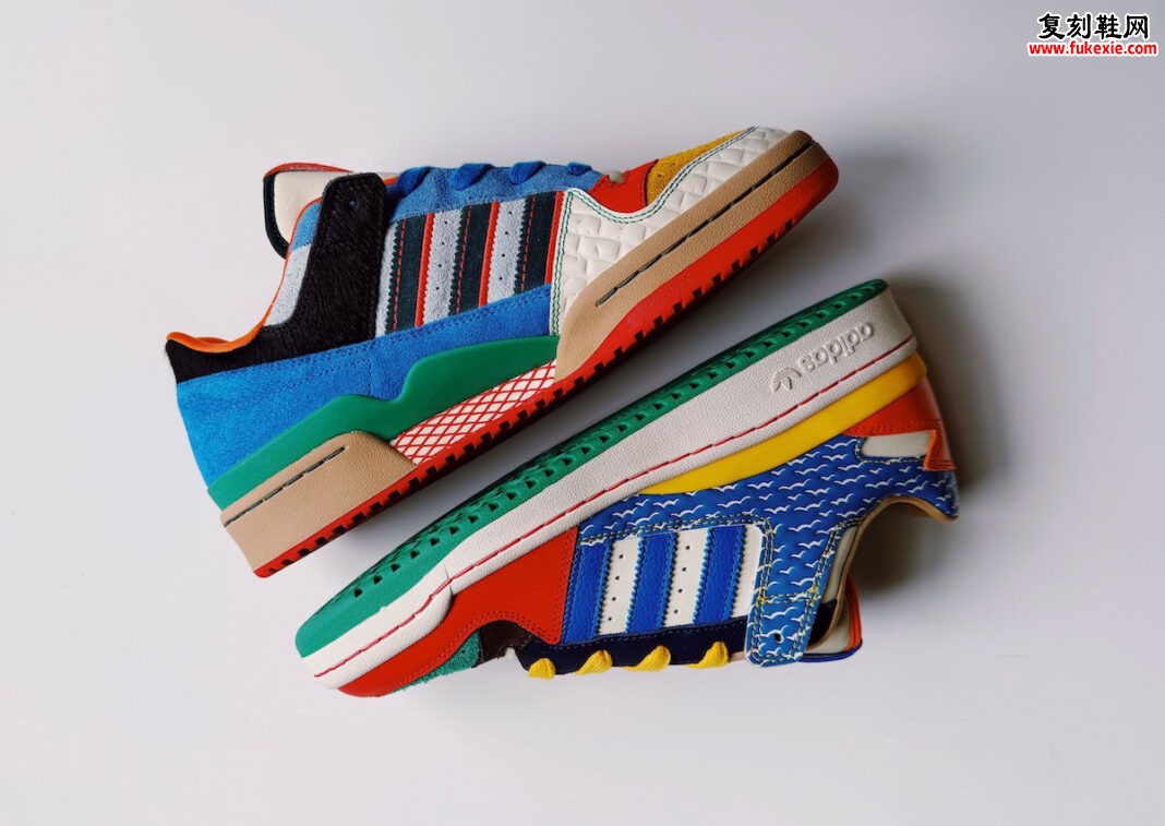 Shake联名adidas Forum Low “What The Milwaukee” 鸳鸯配色鸳鸯鞋身，融入密尔沃基元素缩略图