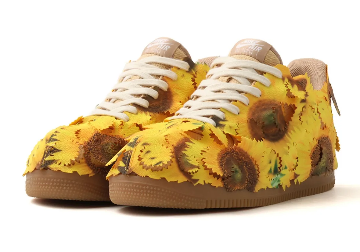 Nike Air Force 1 Low “Sunflower”向日葵配色秋季2026市售可拆卸花盖与卡其帆布双面穿搭生胶外底缩略图