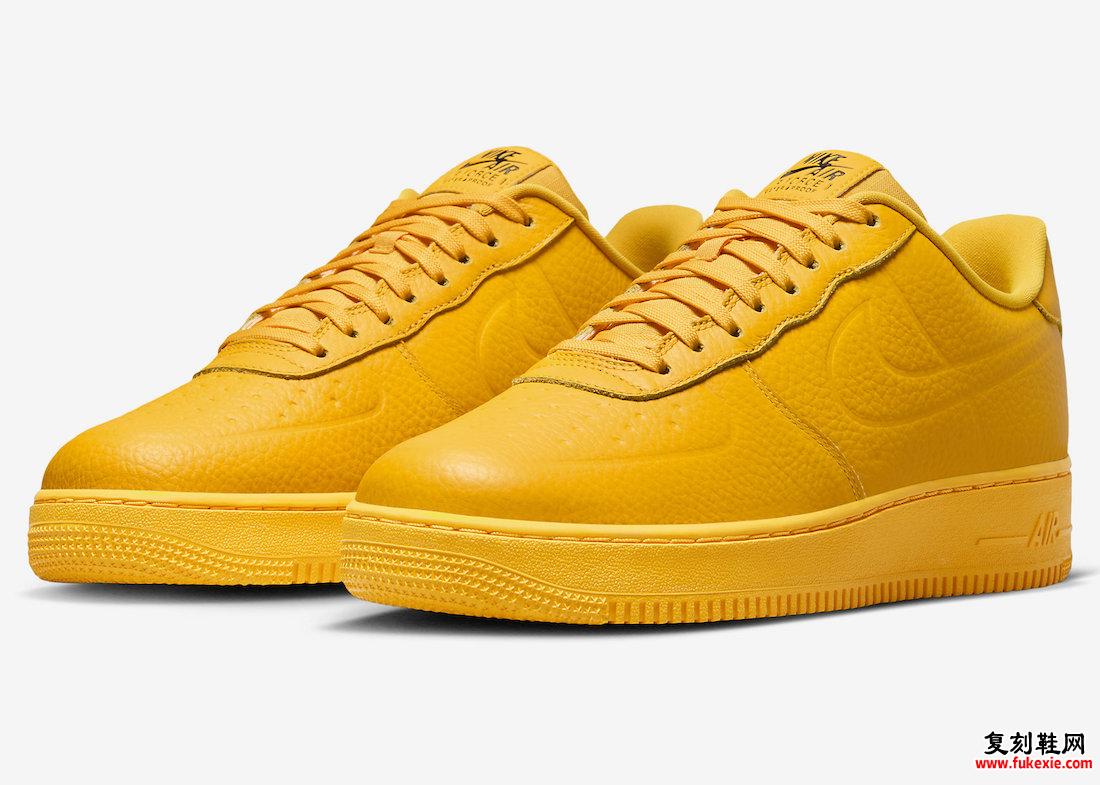 NIKE AIR FORCE 1 LOW WATERPROOF 推出“大学金”配色 货号：FB8875-700