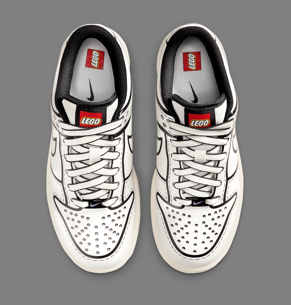 LEGO x Nike Dunk Low “Sail” 耐克联名童鞋Dunk Low 