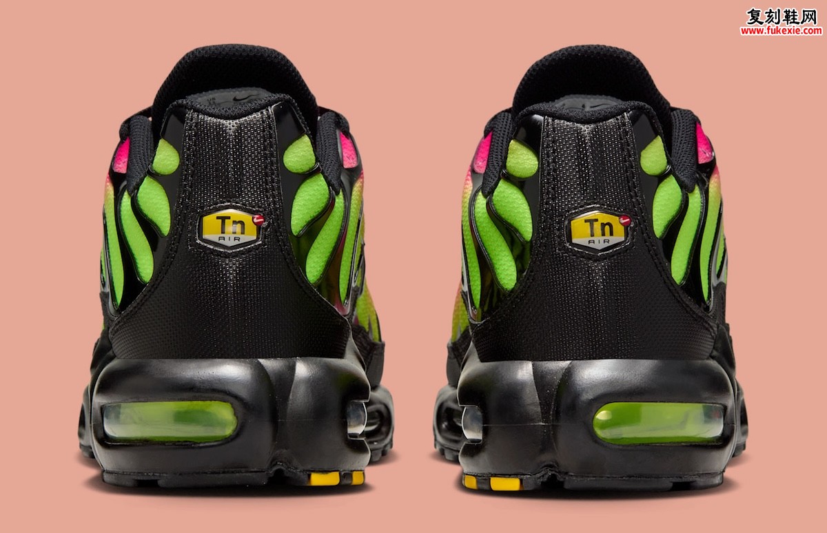 Nike Air Max Plus  “Hyper Pink/Volt” 霓虹粉黄渐变配色2025年秋季发售
