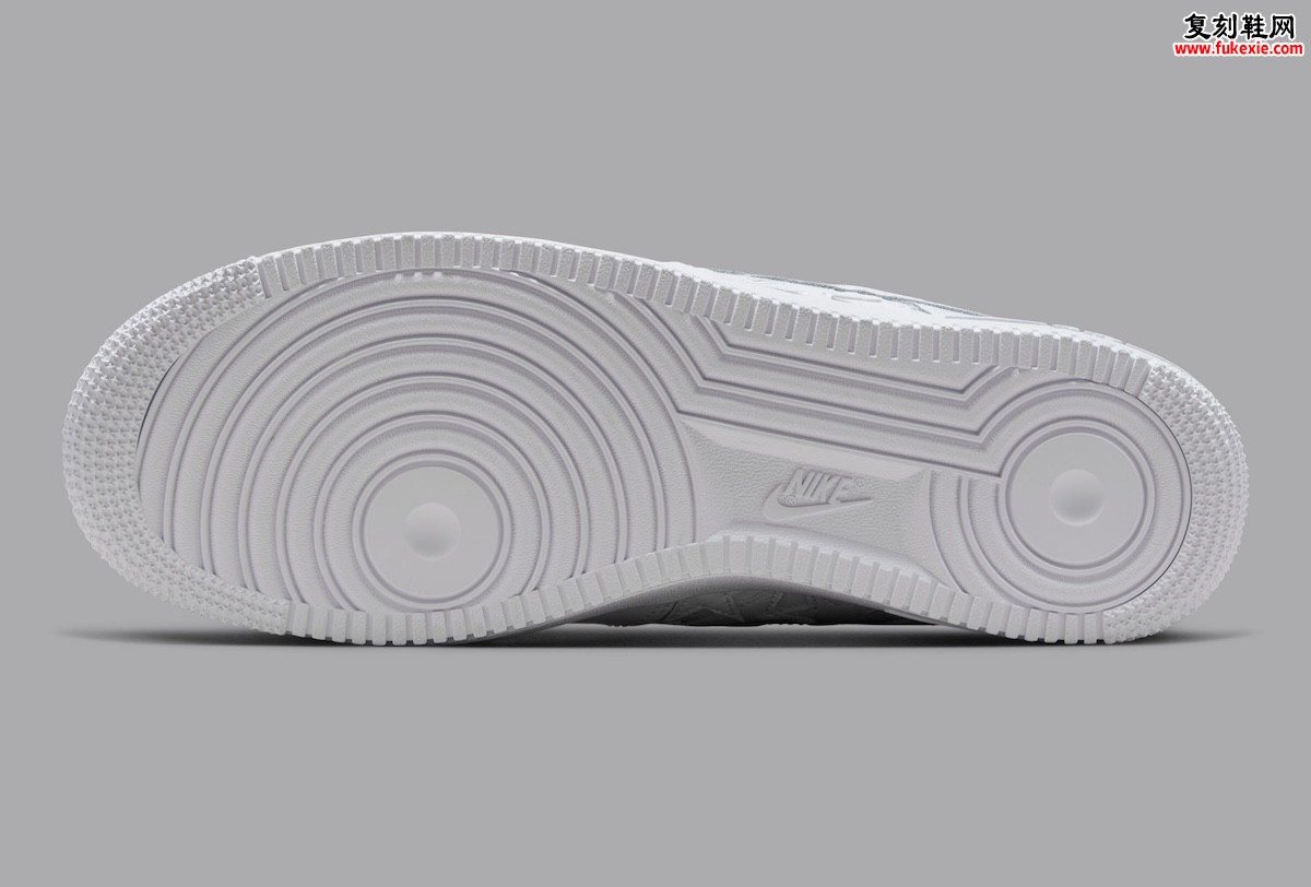 Nike Air Force 1 Low “White Stars” 全白鞋身暗藏立体星星刺绣，2026夏季发售