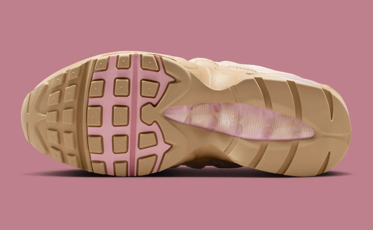 耐克Air Max 95“亚麻”配色2026年春季登场:以温暖大地色系与柔和粉彩重塑经典女性轮廓