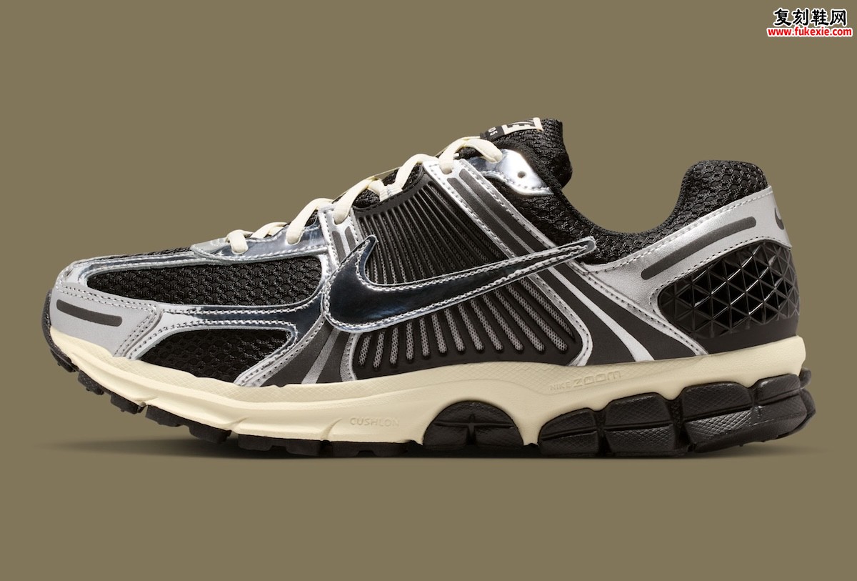 Nike Zoom Vomero 5 ‘Black/Metallic Silver’ 如何用Cushlon与Zoom Air重写2010年的复古跑鞋语法